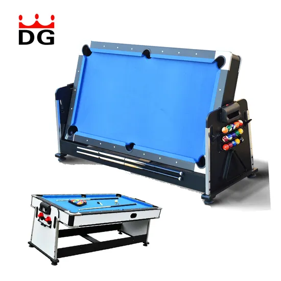 New Arrive 4in1 Rotating Multi Games Billiard Pool Tables