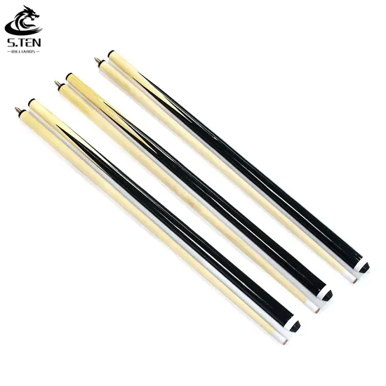 Cheap Price 1/2 Center Joint White Ash Wood Billiard Cue