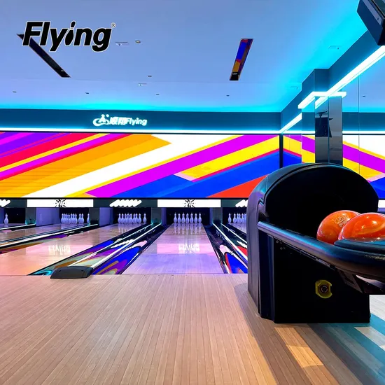 Good Precision-Crafted Bowling Balls Smoothly Finished Bowling Lanes Bowling Equipment Bowling Center Facilities