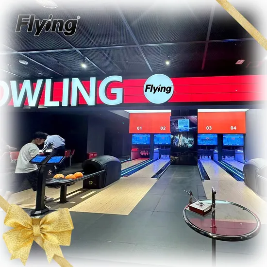 2024 High Quality Bowling Alley Lanes Standard Bowling Equipment Touch Screen Indoor Bowling Supplies Sturdy Bowling Pins