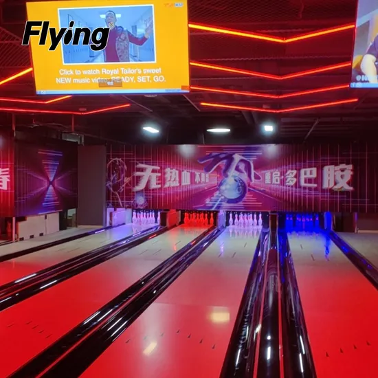Bowling Lanes Kids Adult Fun Indoor Bowling Facilities High-Quality Bowling Equipment