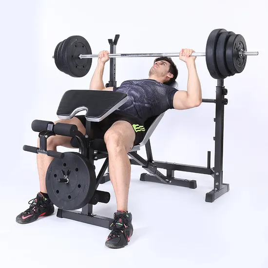 Multifunctional Foldable Gym Commercial Adjustable Weight Bench