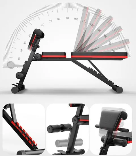 Adjustable Workout Exercise Weight Bench Incline Extension Ab