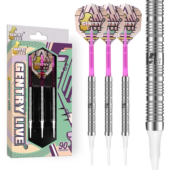 Gentry Live High Quality New Product Launch 90% Soft Tip Tungsten Dart