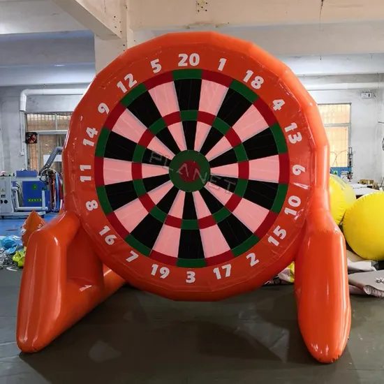 Amusement Party Carnival Game Football Inflatable Soccer Dart Board for Events