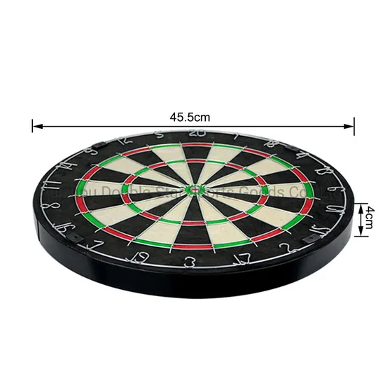 Professional Wholesale Sisal Bristle Dart Board with Stainless Steel Darts