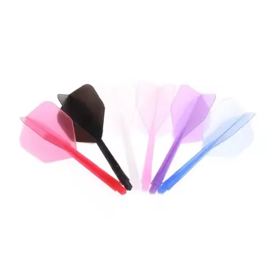 Plastic 1/4 Dart Flight Integrated Dart Flight and Shaft