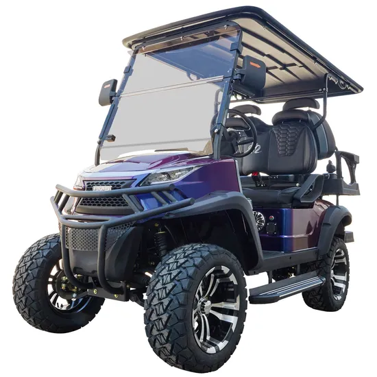 Factory Price 4 Wheel Drive 2+2 Seater Golf Car 4 Electric Golf Cart with Lithium Battery