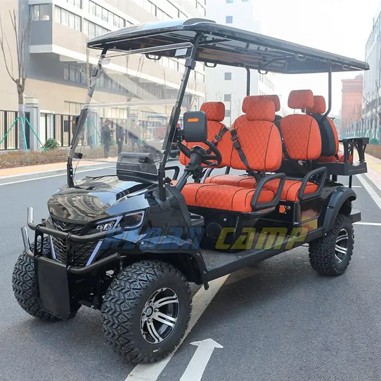2024 Hot Sale 6 Person 72V Electric Lifted Golf Cart off Road Buggy with Lithium Battery