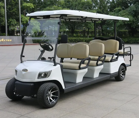Marshell 8 Seater Electric Lifted Golf Car Sightseeing Car 4 Wheel Drive Electric Golf Carts (DG-M6+2)