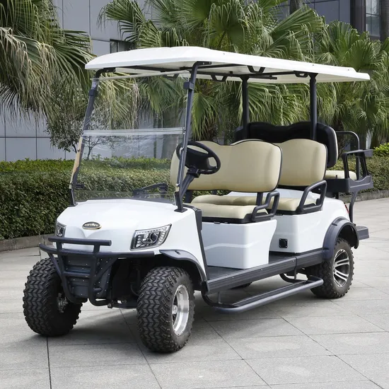 Marshell 4 Seater Lithium Battery Operated Golf Cart Golf Buggy (DH-M4+2)