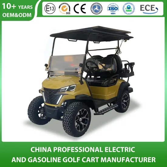 Customized Golf Cart Manufacturer Sightseening Hunting Offroad Club Car 2/4/6/8 Seater/Seat 48V 72V Utility Mini Legal Street Electric Lithium Battery Golf Cart