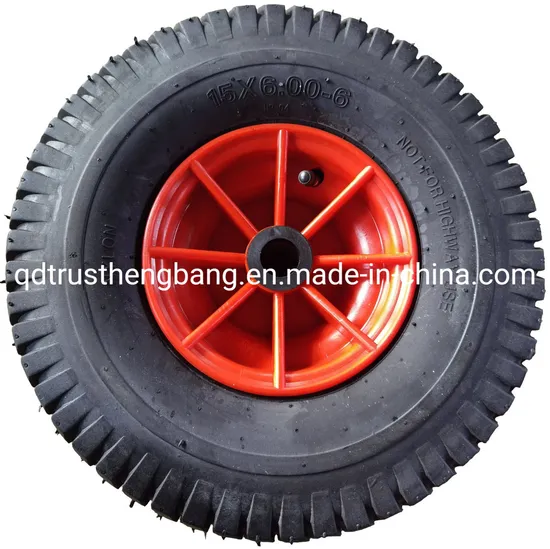 16 Inch 6.50-8 Inflatable Wheels for Wheelbarrows, Agricultural Tool Vehicles