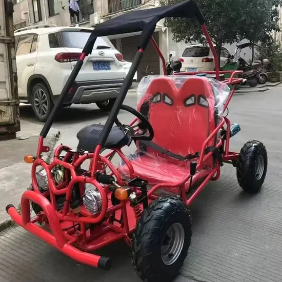 Fairground Kids Games Offroad Racing Double Seats Electric ATV Go Karts