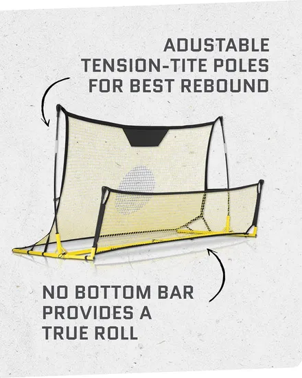 Soccer Trainer Dual-Sided Ball Rebounder for Various Practice