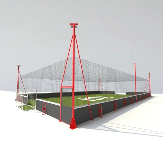 Customized City School Soccer Sports Fence Synthetic Artificial Grass Cage Football Pitch
