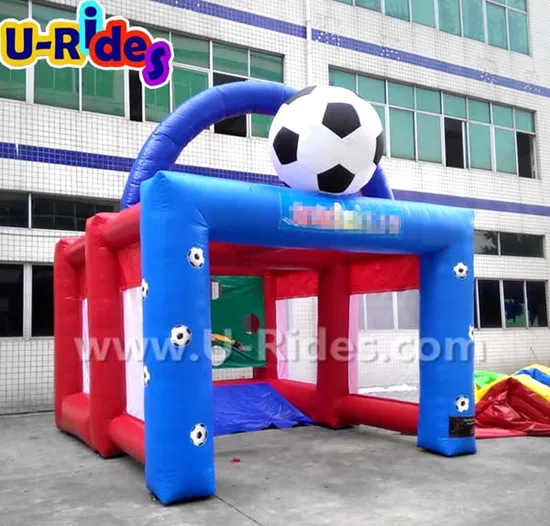 Sale Inflatable Football Tunnel football pitch football goal for Playground Fun & Fitness
