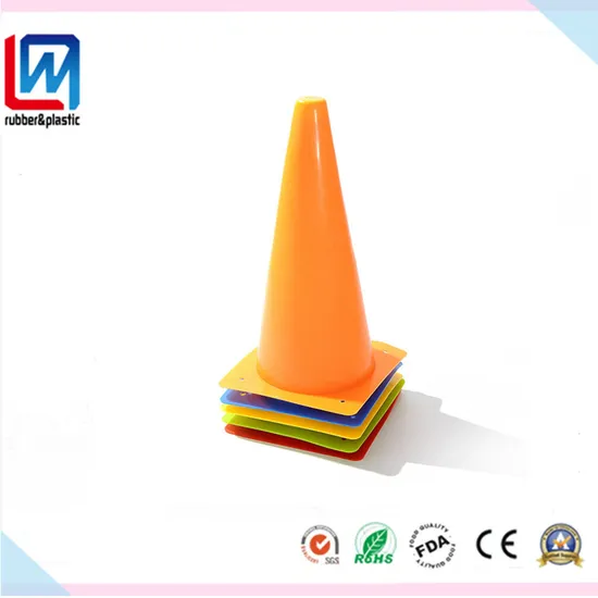 PP PE TPE Plastic Training Soccer Traffic Cone for Sports, Gym Workout