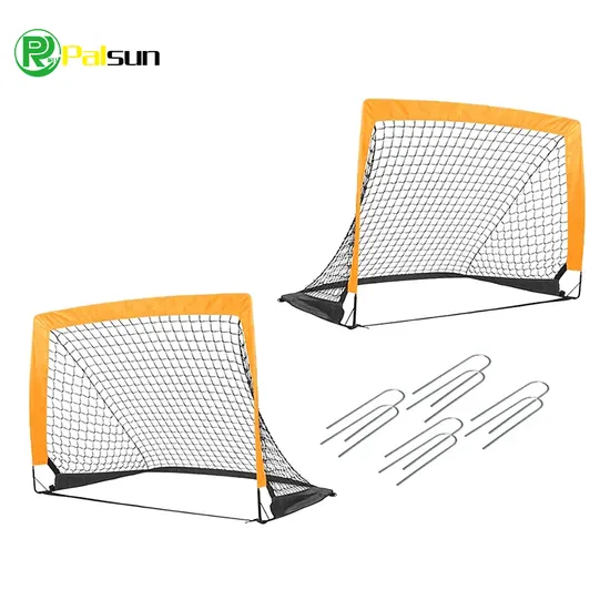Soccer Goals Mini Pop up Folding Portable Football Goals for Kids Training