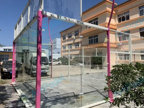 Factory Directly High Quality Padel Tennis Court Price Indoor Outdoor Paddel Court Glass Padel Courts Panoramic