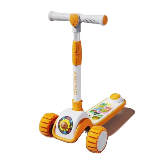 Factory Direct Supply Children′s Model 1-3-6 Years Old Music Pedal One-Legged Glide Scooter