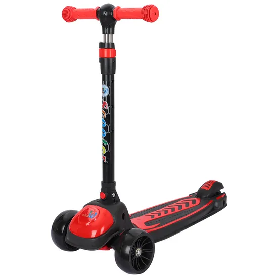 PU LED Wheel Kick Kids Toy Scooter Baby Adjustable Children Scooter