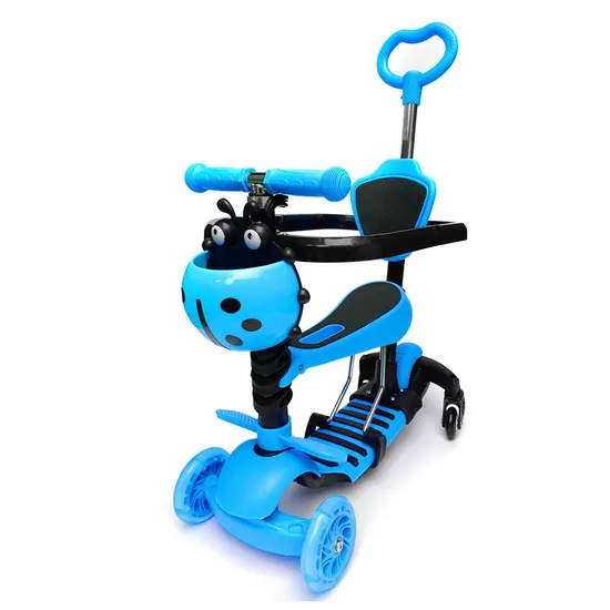 Back Rest 4 Adjustable Height for Toddlers Kick Scooter