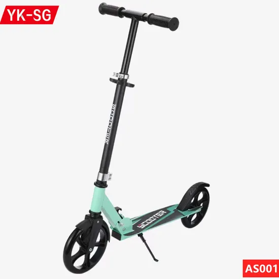 Outdoor Sports 200mm PU Big Wheel Folding Kick Scooters for Ages 6+ Years Riders up to 220 Lbs