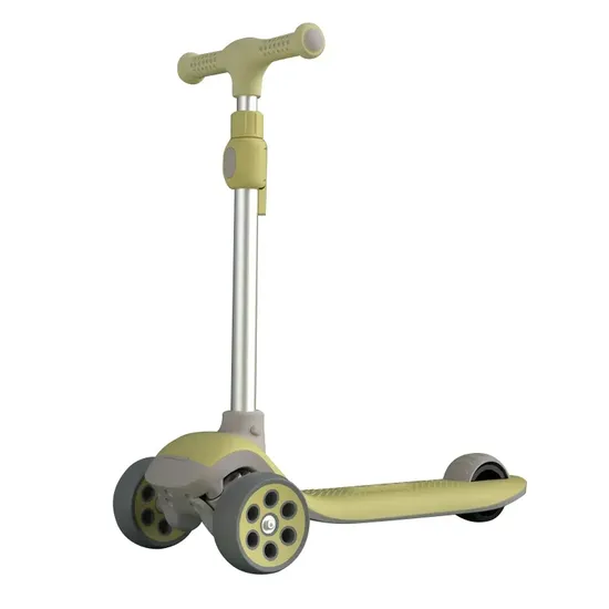 New Design Approved 3 Big Light PU Wheels Push Tail Kick Scooter