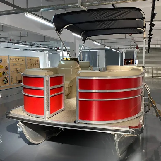 Customized Aluminum Welded Party Pleasure Pontoon Boats for Sale