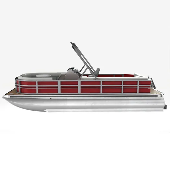 Allhouse 19FT China Pontoon Boat 19FT 5.8m Quality Aluminum Leisure Lake River Shore Water Pontoon Boats with Motor