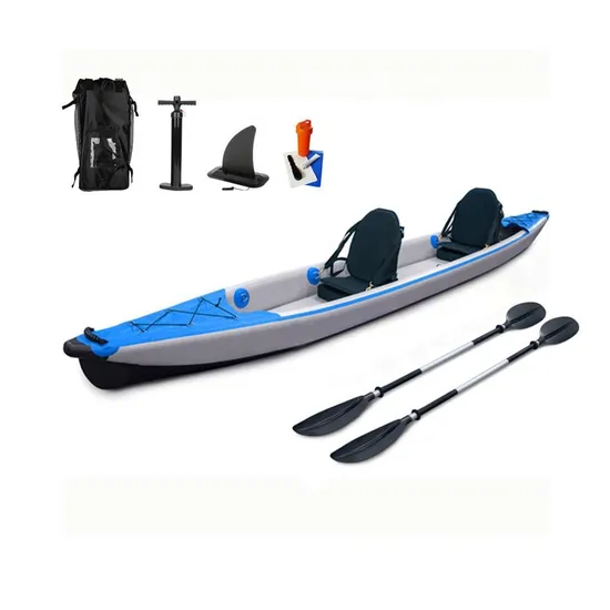 Manufacturer Customize Logo 470cm Kayak 2 Person Drop Stitch Inflatable Kayak