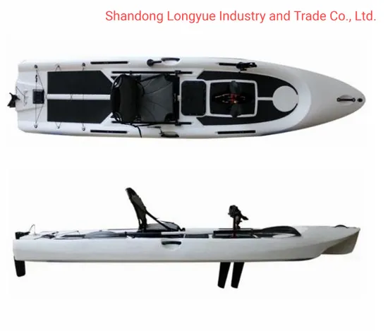 Professional Kayak Supply, 2 Person Fishing Kayak with Pedals with Rudder