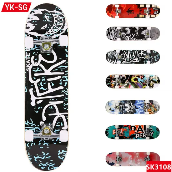 100% Maple Wood Laser Logo Street Cruiser Longboard Skateboard