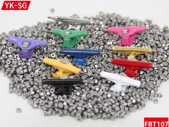 34mm Single Axle Fingerboard Trucks for Finger Skateboard Trucks 8 Colors with Lock Nuts