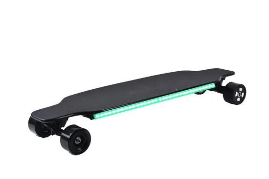 4 Wheels 9 Maples Electric Long Board LED Skateboard