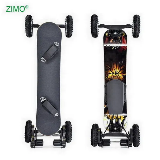 4 Wheels Dual Motor Waterproof Off Road Electric Longboard