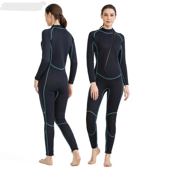 Front Snorkeling Surfing Swimming Men′s 3mm Shorty Wetsuit Women′s Full Body Diving Wetsuit