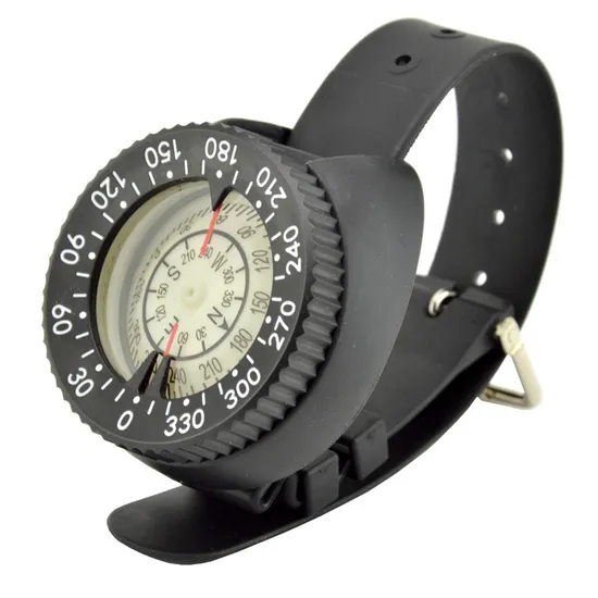 Sturdy Plastic Diving Compass Watch Waterproof Pocket Size Outdoor Camping Hiking Gear Portable Adventure Survival Accessory Wbb15165