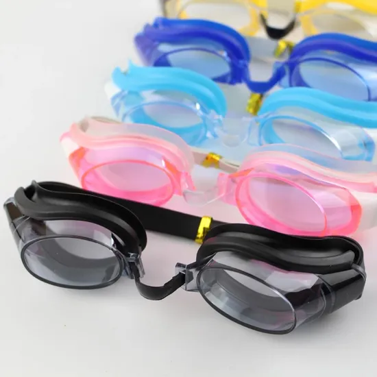 Children Kids Teenagers Adjustable Swimming Goggles Swim Eyewear Eye Glasses Eyeglasses Sports Swimwear with Ear Plugs with Nose Clip