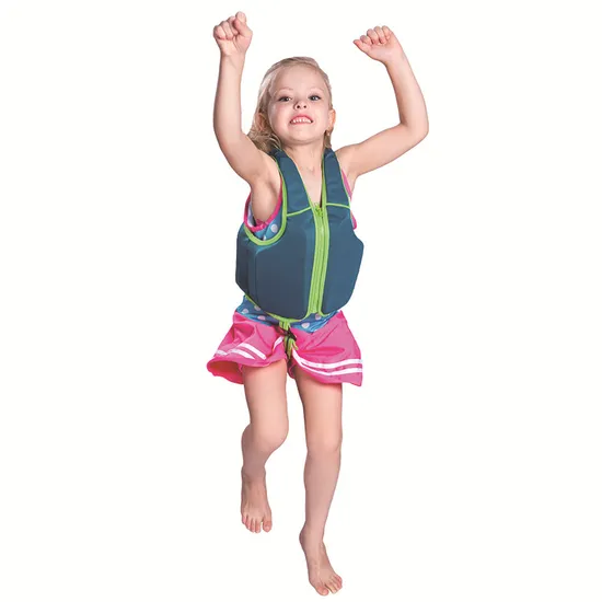 Swim Vest, Floaties for Toddlers, Kid Vest Floation Swimsuit Swimwear with Adjustable Safety Strap for Unisex Children, Stripes