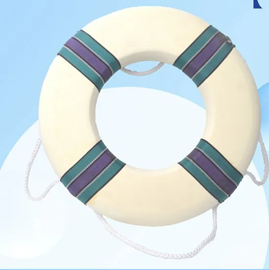 Foam Ring Pool Buoy Life Ring with White Bands