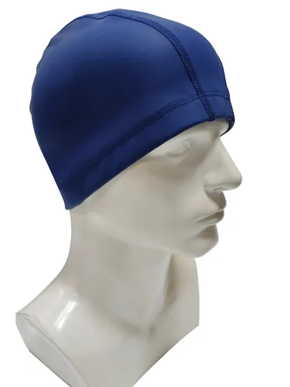 Adult Silicone Coated Swimming Cap Boys Girls Universal Comfortable Swimming Hat