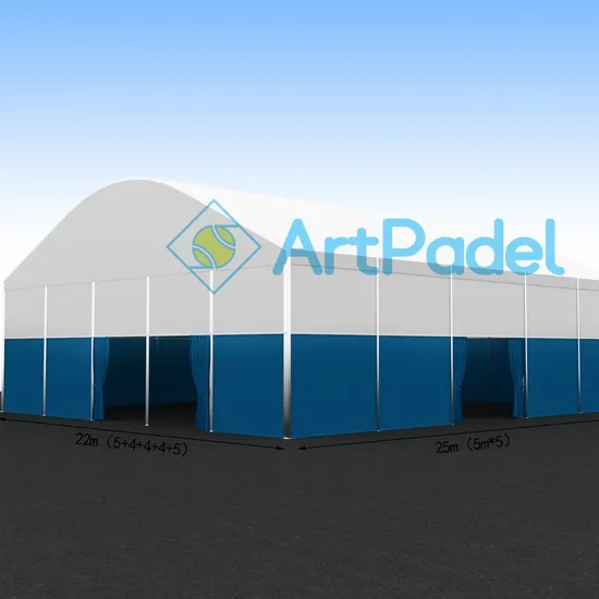 Padel Tennis Court Professional Manufacturers Cover China 12mm Thickness Tempered Glass Court Tent