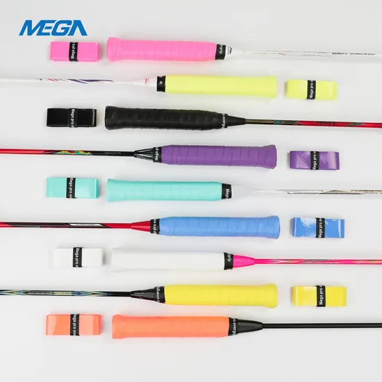 Custom Badminton Overgrip Anti-Slip Tennis Racket Grip Tape PU Pickleball Padel Accessories