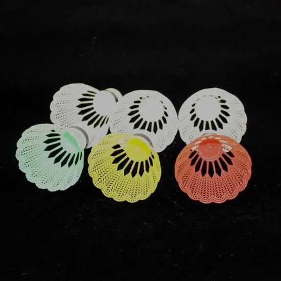 Badminton Shuttlecocks Indoor Outdoor Sports Training Birds for Ball Training Gym Exercises Fitness Game Random Color 6 PCS Plastic Bl19949
