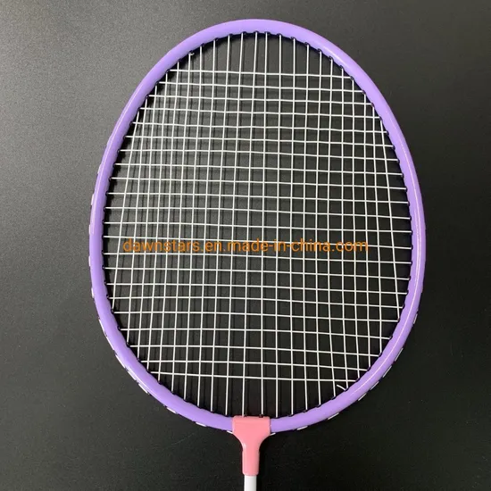 Aluminum Printing Badminton Racket and Shuttlecock Customized Design