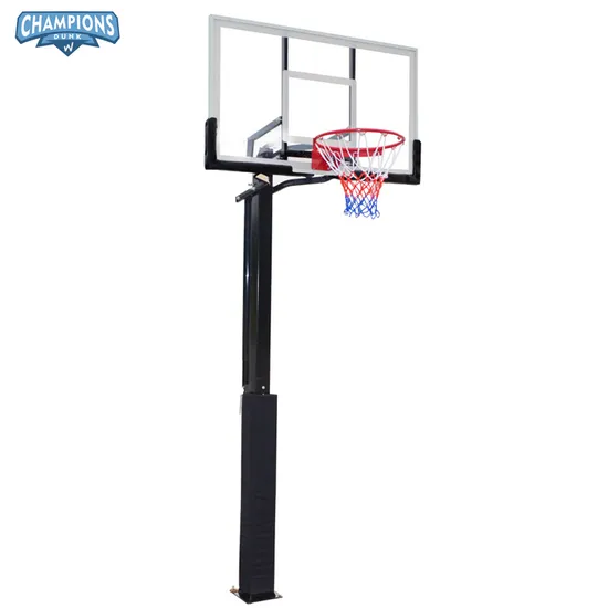 New Arrivals Professional Outdoor Adjustable Portable in Ground Adjustable Basketball Hoop Stand