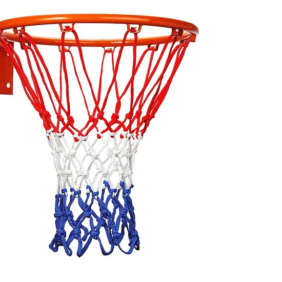 Red and White Professional Basketball Net Replacement Thick Net