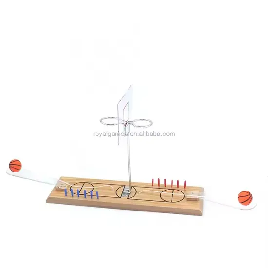 2 Player Wooden Desktop Basketball Shooting Game Toy Tabletop Mini Basketball Game
